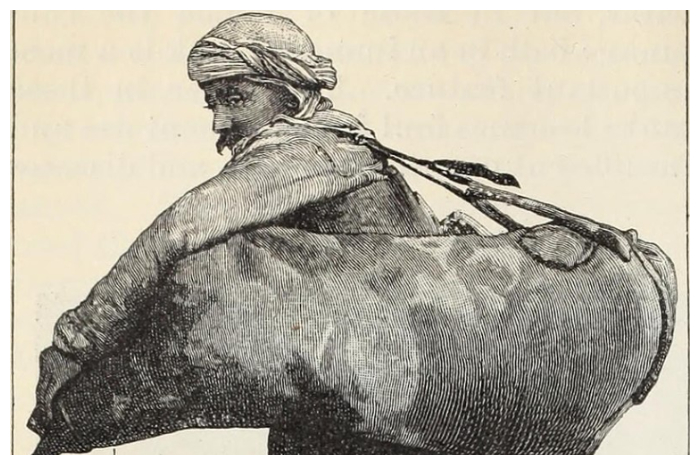 Ilustrasi penyuguh arak.